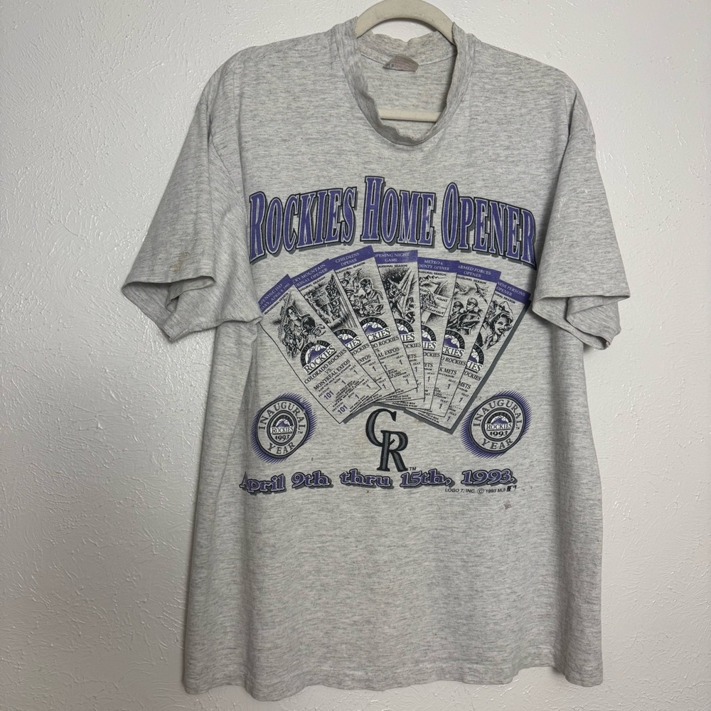 Colorado Rockies‎ Baseball Home Opener Vintage Shirt